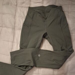 lululemon athletica Olive Green Leggings